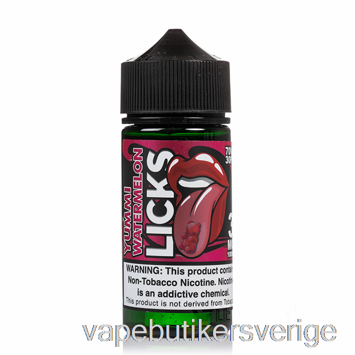 Vape Sverige Yummi Vattenmelon Punch - Licks Roll Upz - 100ml 0mg